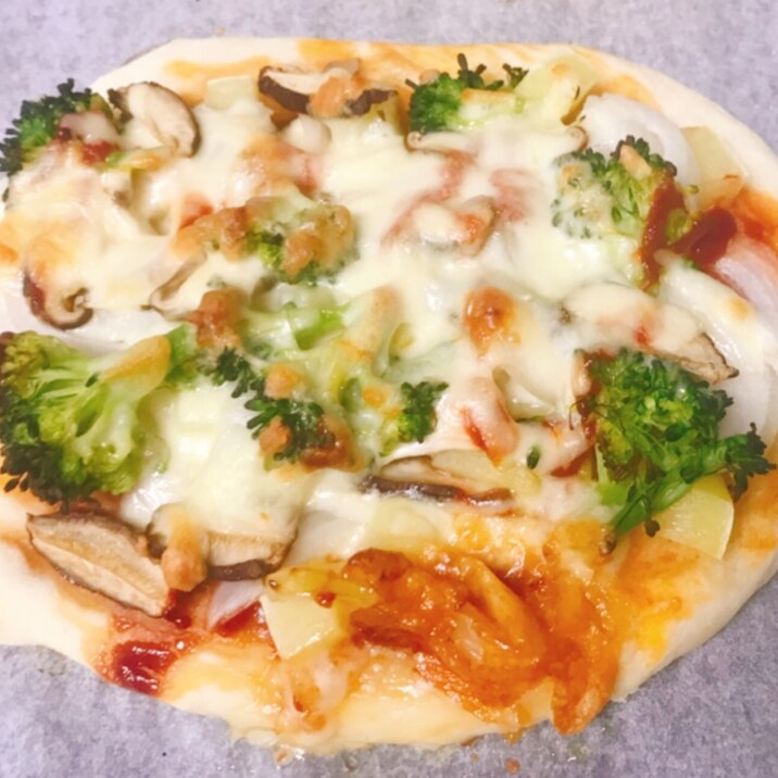 発酵なし ベーキングパウダーで簡単ピザ レシピ 作り方 By ヘデラ 楽天レシピ